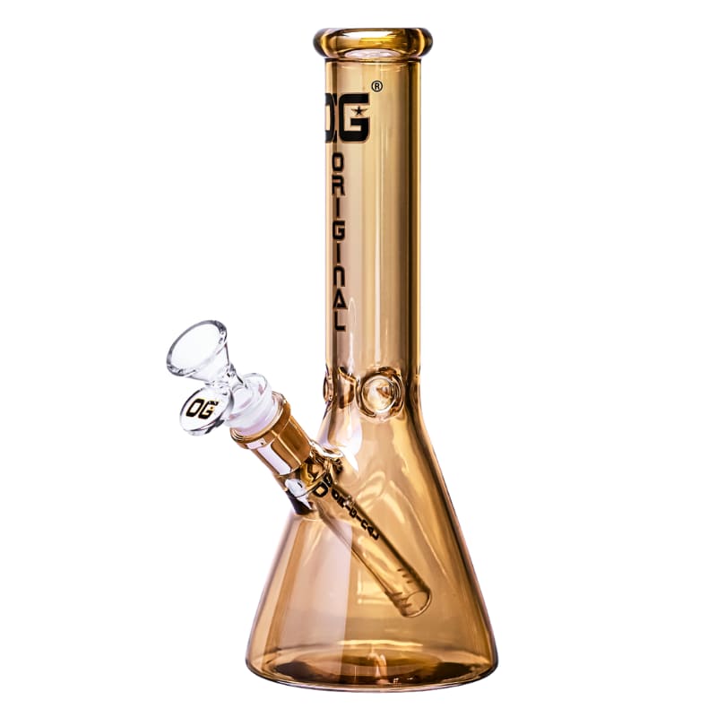 10" 5mm OG Original Electroplated Beaker - SMOKE
