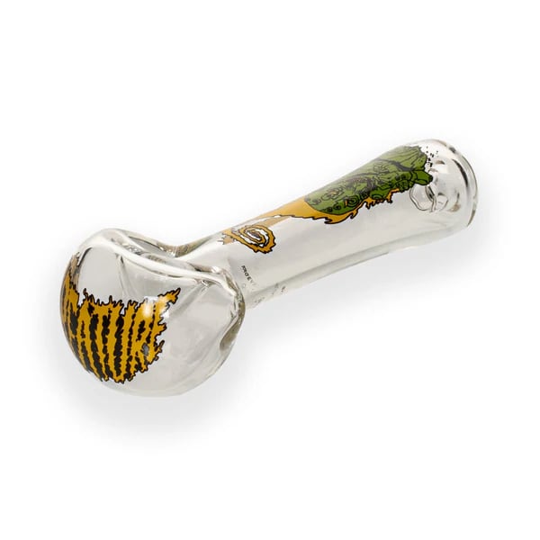 4.5" Goblin Spoon Hand Pipe - Clear