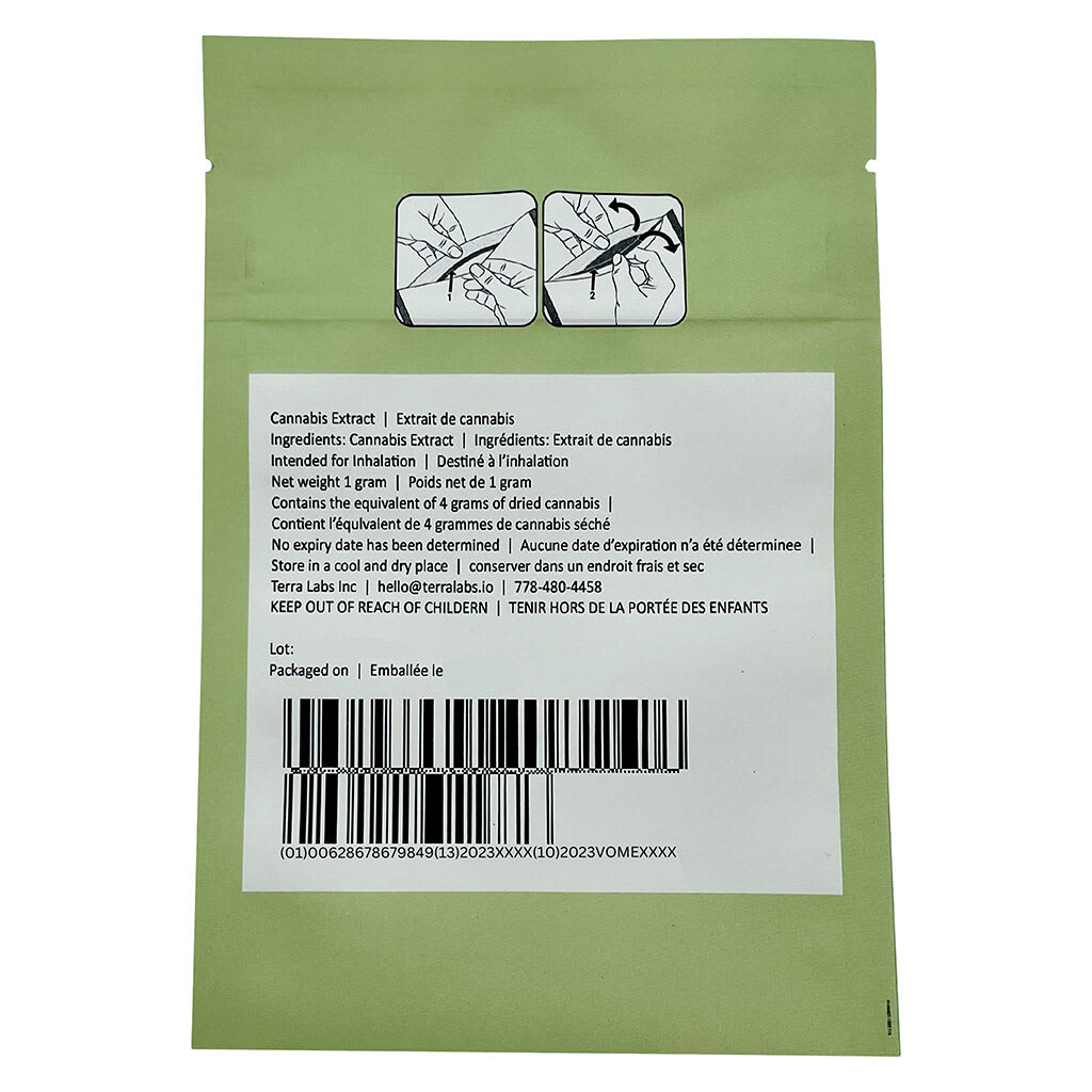 Terra Labs - Lemon Heads Pure Live Resin 510 Thread Cartridge - 1g