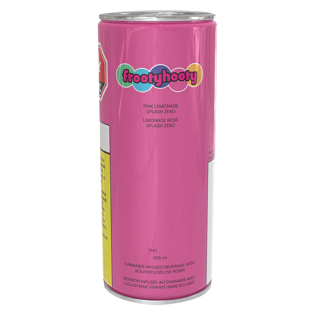 frootyhooty - Pink Lemonade Splash Zero 355ml Beverages