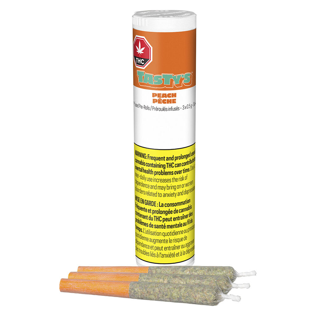 Tasty's - Peach Infused Pre-Roll - 3x0.5g