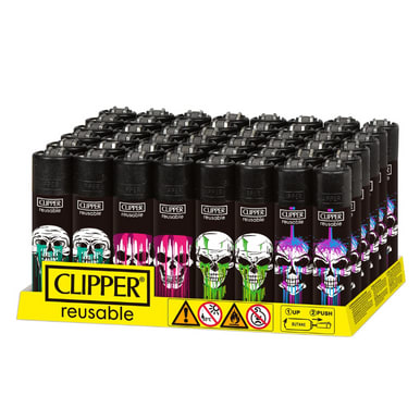 Clipper Wild Skulls Lighters