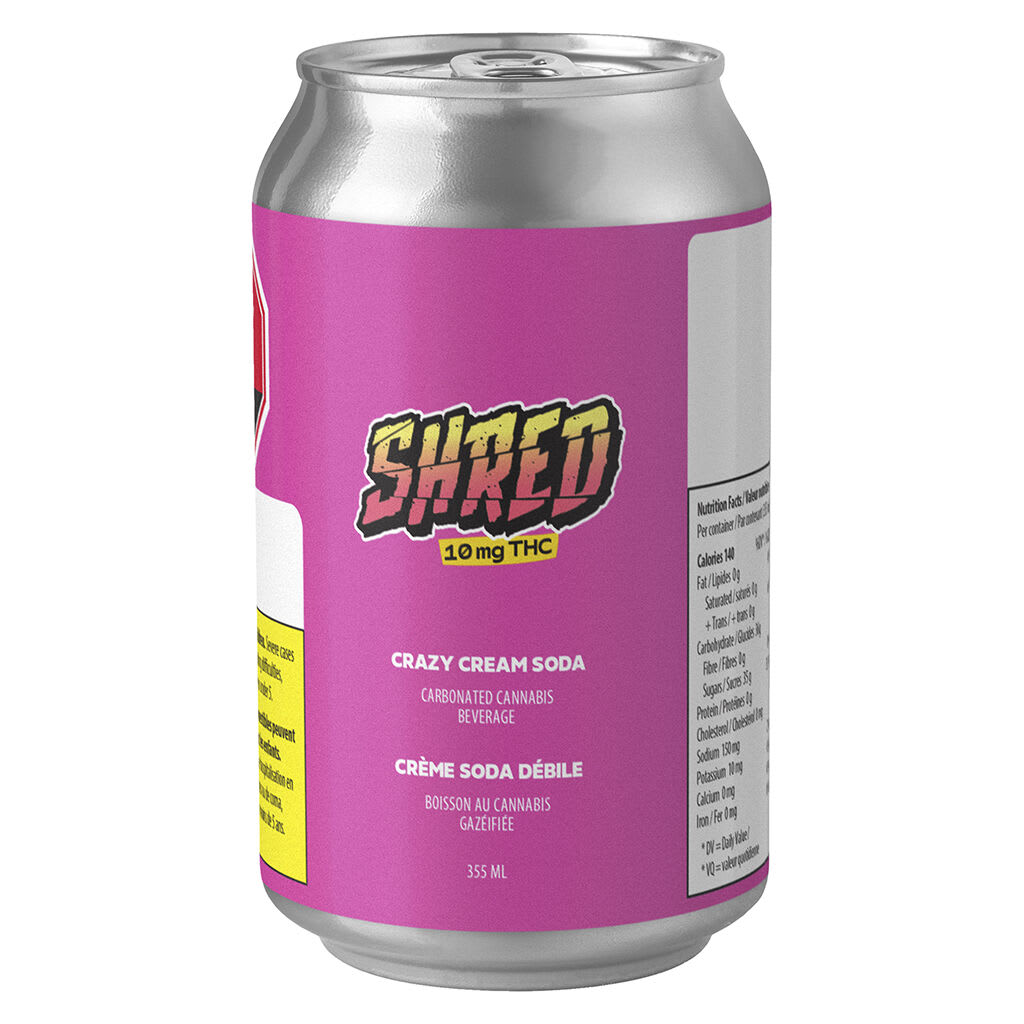 SHRED - Crazy Cream Soda Multipack 6x355ml Beverages