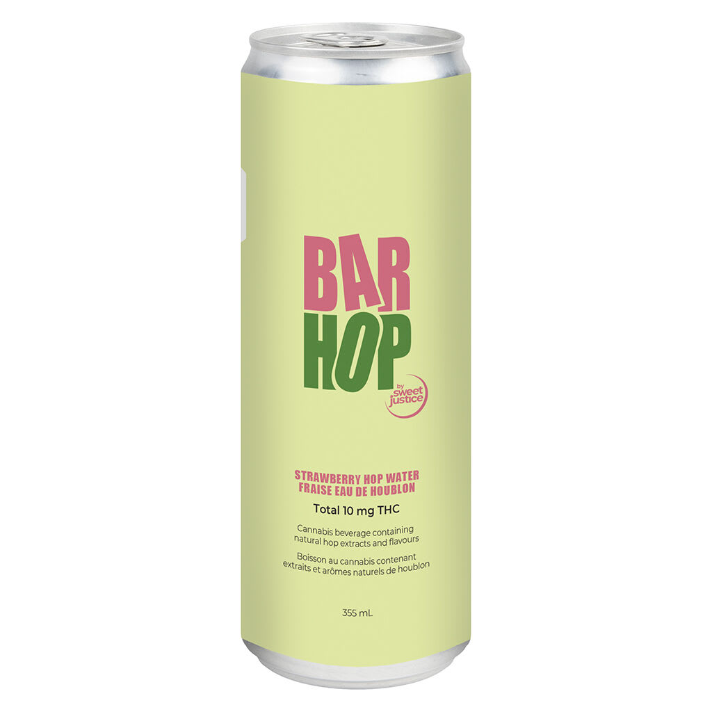 BarHop - Strawberry HopWater - 355ml
