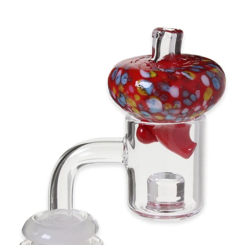 Speckle Carb Cap - Red