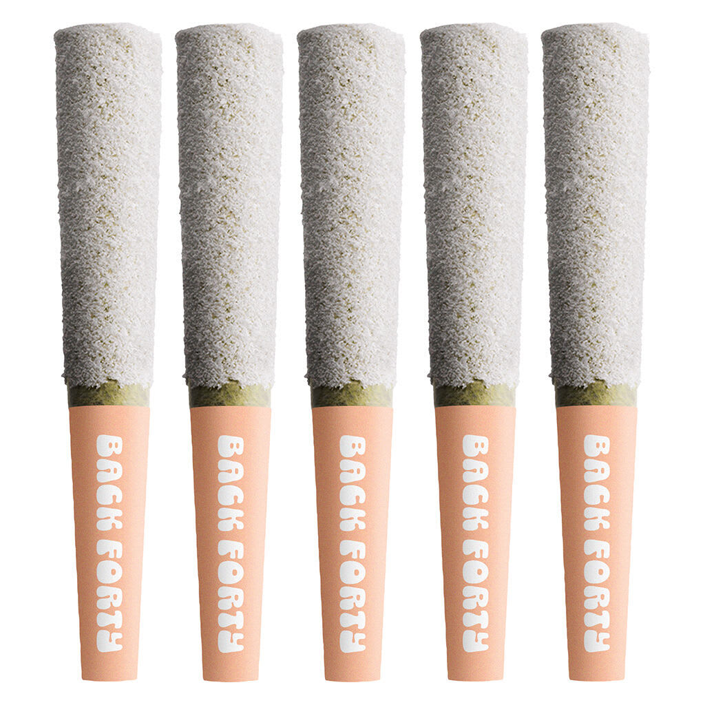 Back Forty - Frosted Icicles Infused Pre-Roll - Peach Lemonade - 5x0.5g