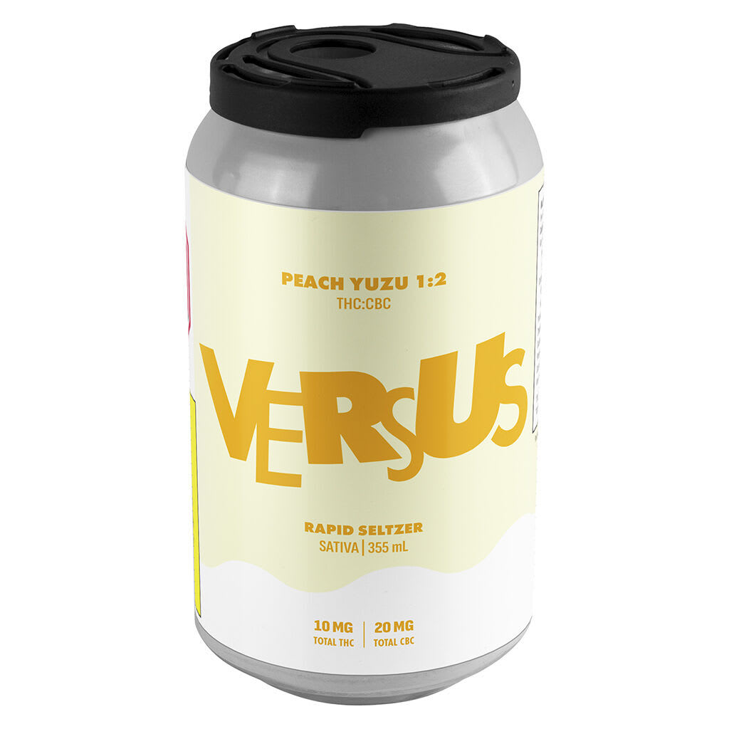 Versus - Peach Yuzu 1:2 THC/CBC Rapid Seltzer 355ml Beverages