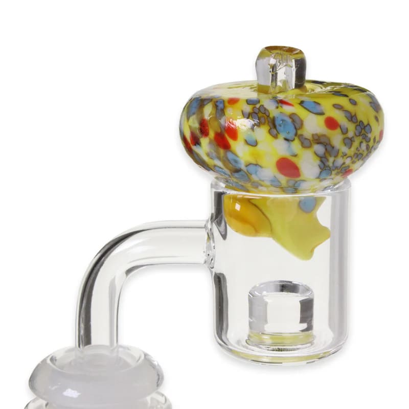 Speckle Carb Cap - Green