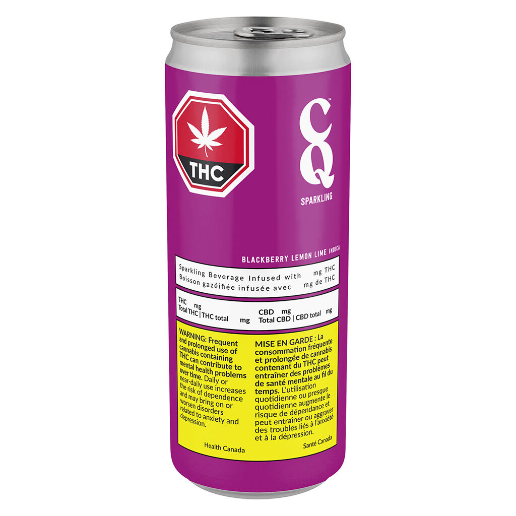 CQ Sparkling - Blackberry Lemon Lime Indica 355ml Beverages