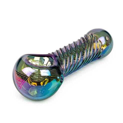 4.5" Terminator Big Twister Hand Pipe - Green