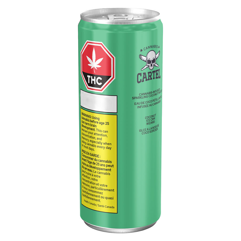 Cannabis Cartel - Ice Crm Wizard Coconut Sparkling 355ml