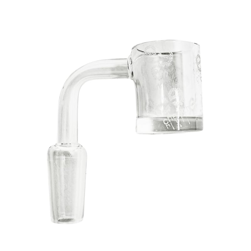 14mm 90 Degree Cheech Female Quartz Banger w/ Cheech Logo