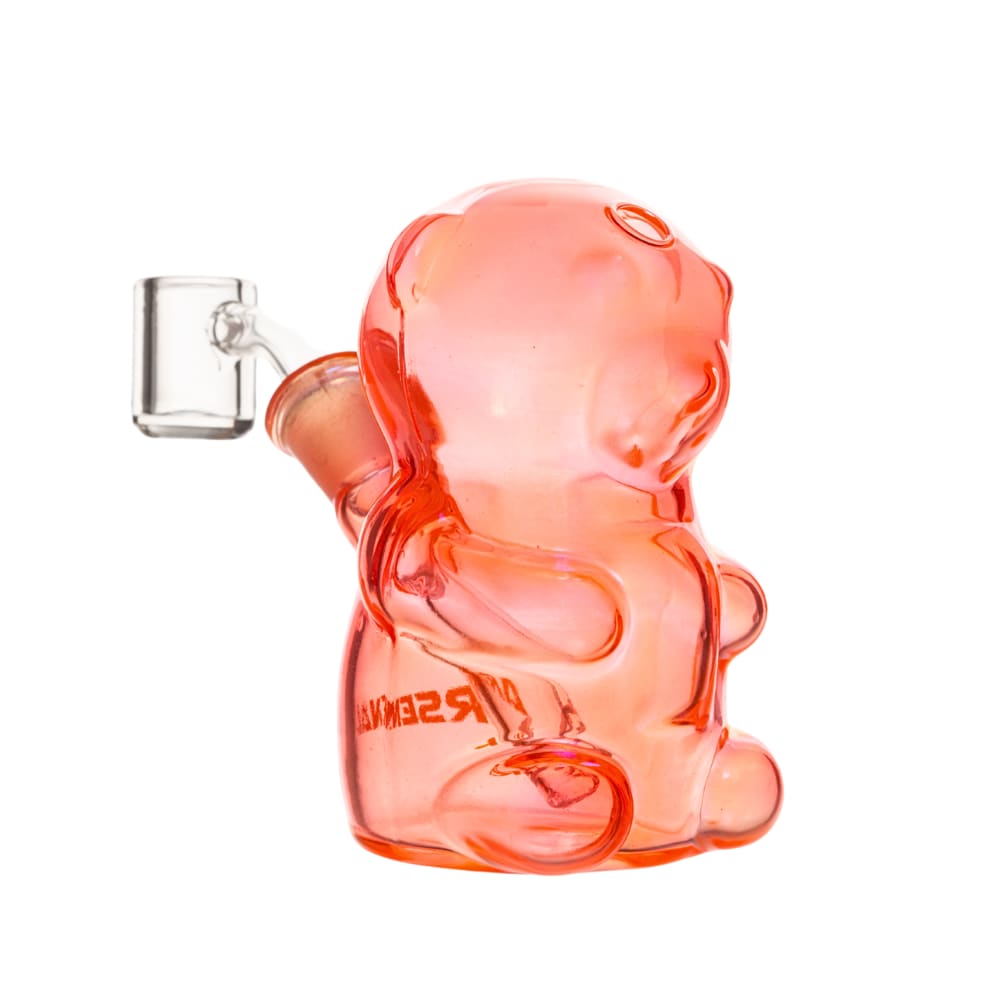 5" 5mm Arsenal Happy Bear Dab Rig - Pink