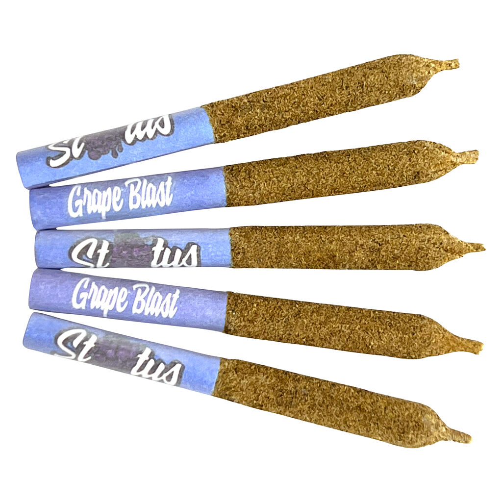 Status - Grape Blast Liquid Diamond Infused Kief Coated Pre-Roll 5x0.25g