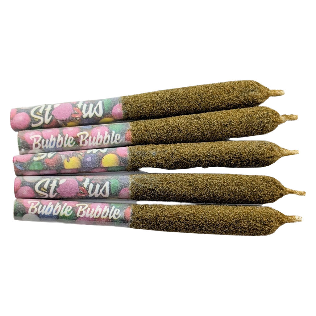 Status - Bubble Bubble Liquid Diamond Infused Kief Coated Pre-Roll 5x0.25g