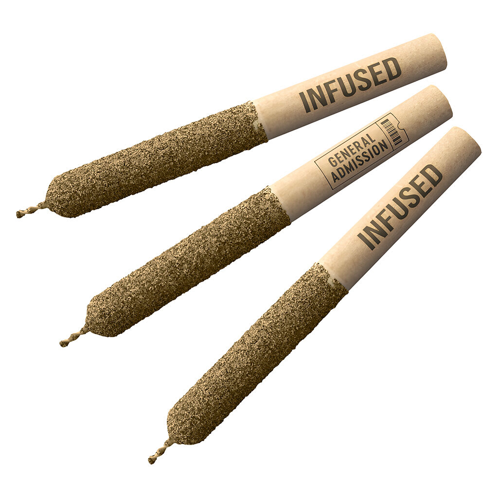 General Admission - Strawkiwi Distillate Infused Pre-Roll - 3x0.5g