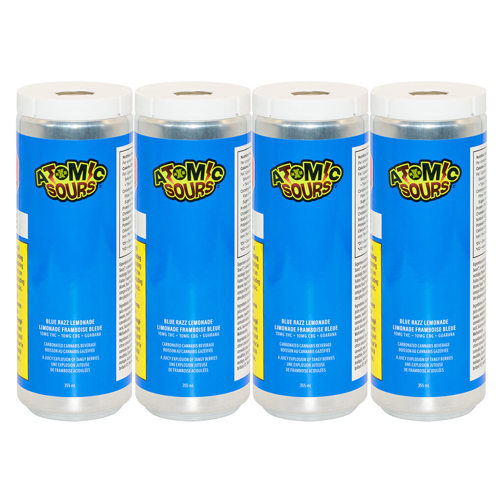 XMG Atomic Sours - Blue Razz Lemonade 4x355ml Beverages
