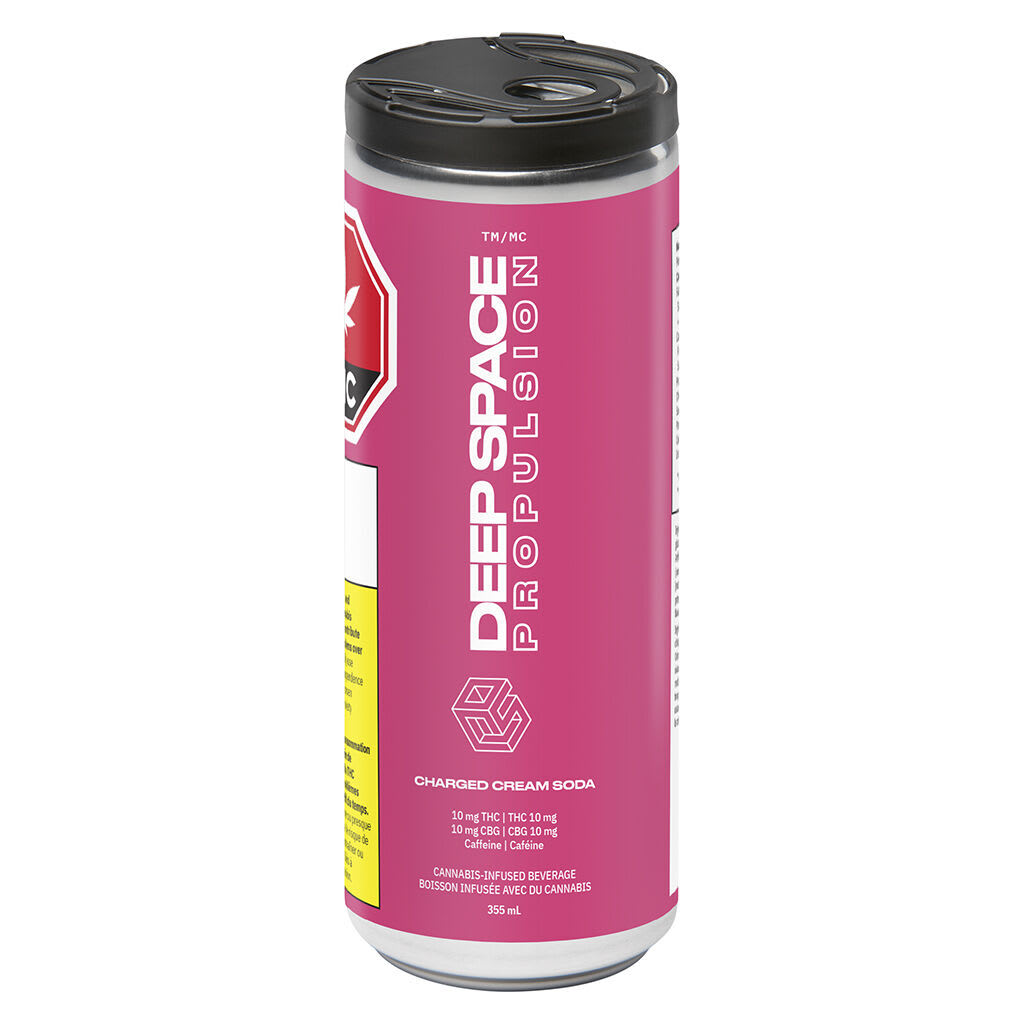Deep Space - Propulsion Cream Soda THC + CBG + Caffeine - 355ml