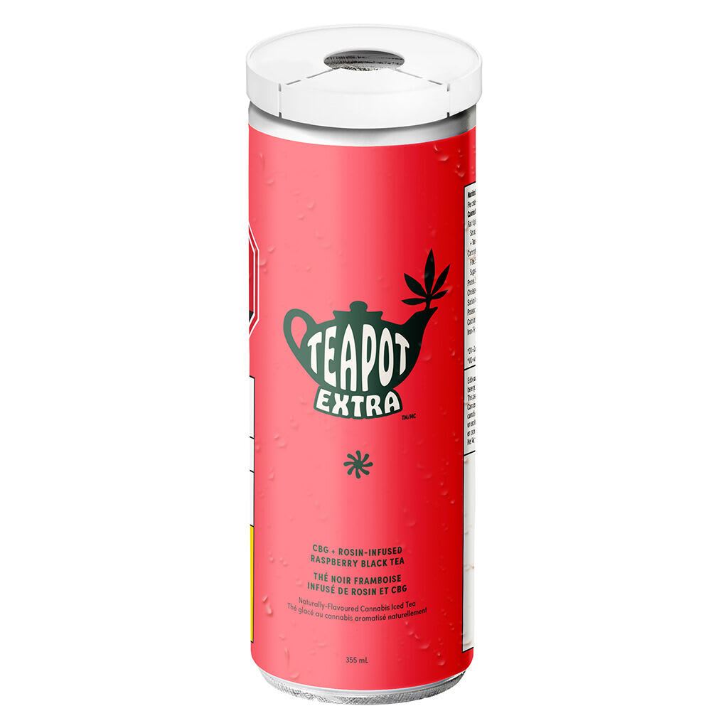 TeaPot - CBG + Rosin Raspberry Black Tea 355ml