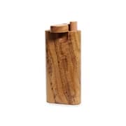 Wood Twist Top Dugout - 3" - Teak