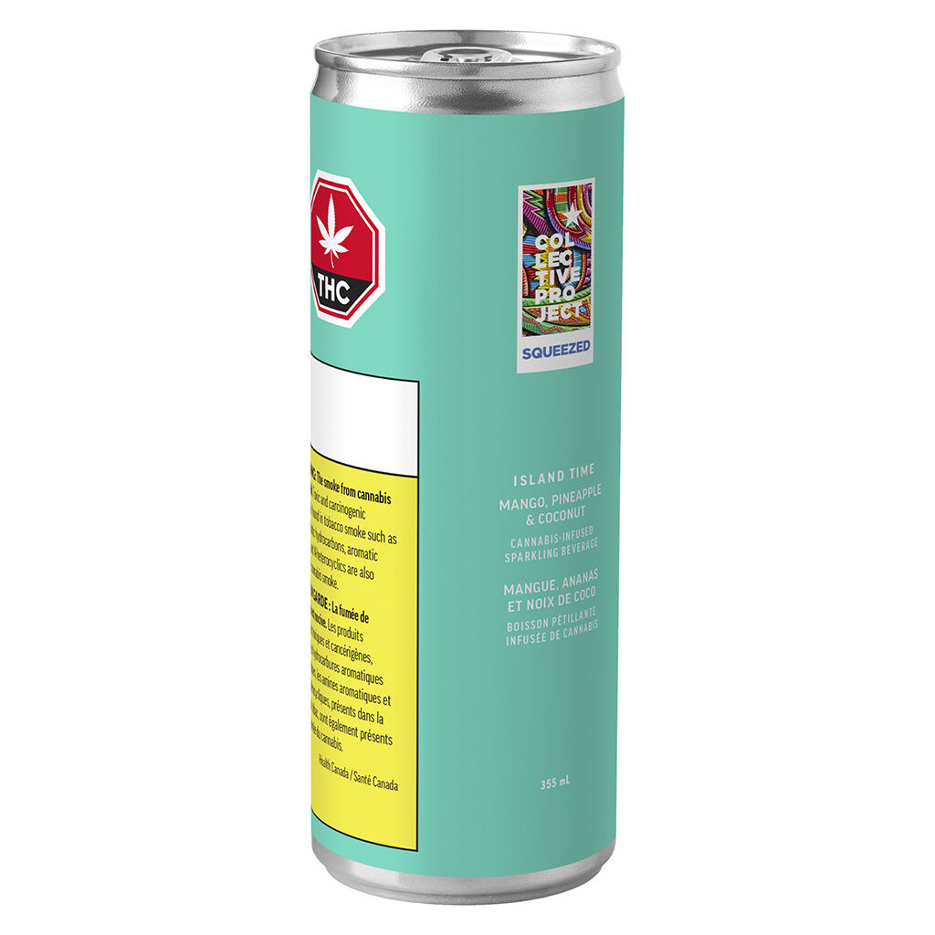 Collective Project - Island Time (Mango Pineapple & Coconut) Sparkling Juice 355ml