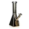 12 Metallic Terminator Finish Cosmic Gold Hex Base Water Pipe
