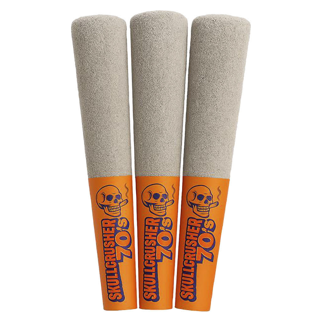 Skullcrusher by RAD - Iced Orange Quad Diamond Infused Pre-Roll 3x0.45g
