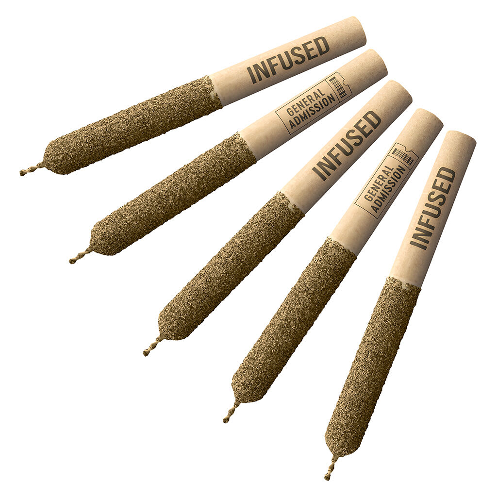 General Admission - Tiger Blood Diamond Infused Pre-Roll - 5x0.5g
