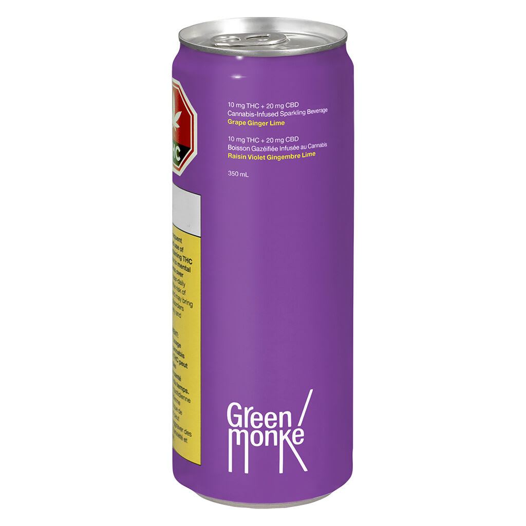 Green Monk - Grape Ginger Lime - 350ml