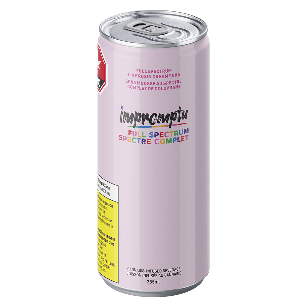 Impromptu - Full Spectrum Live Rosin Cream Soda 355ml