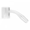 GEAR Premium Quartz 14mm Male 45 Degree Banger W/Flat Top & Opaque Bottom
