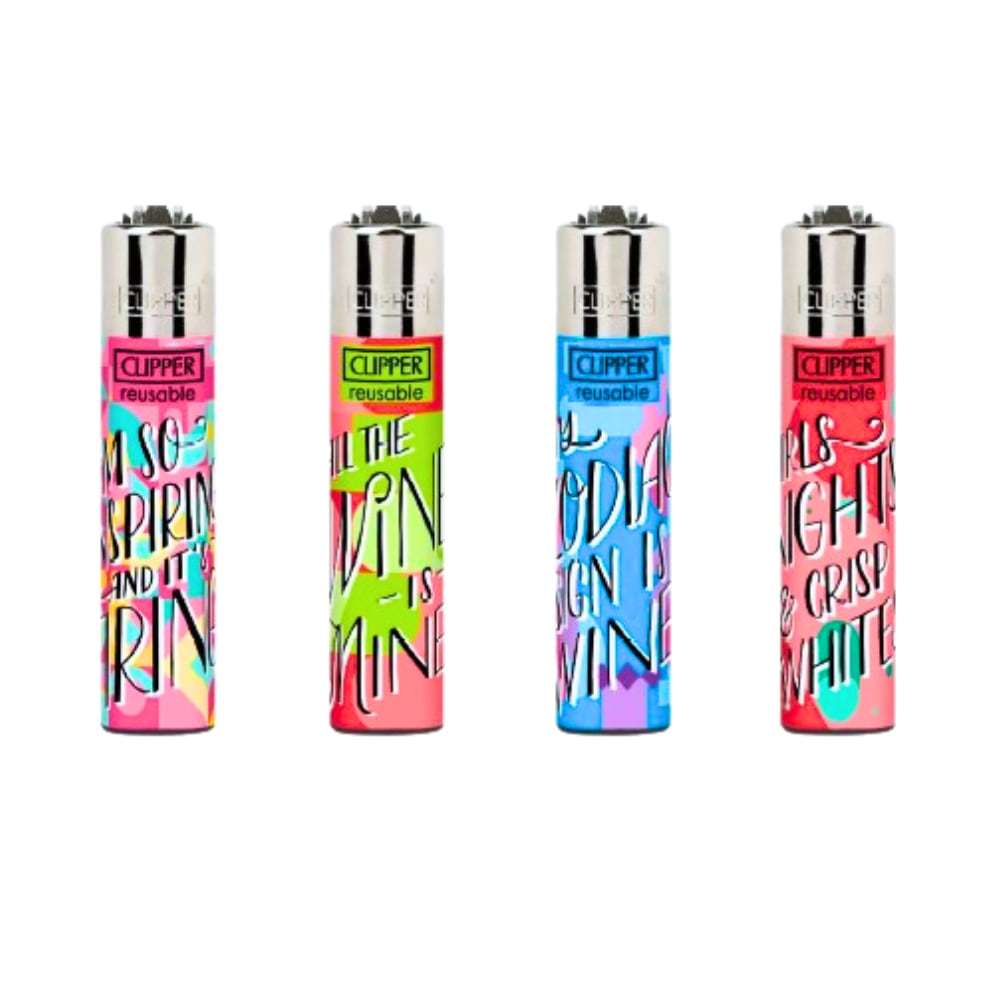 Clipper Trendy Topics Mini Lighters