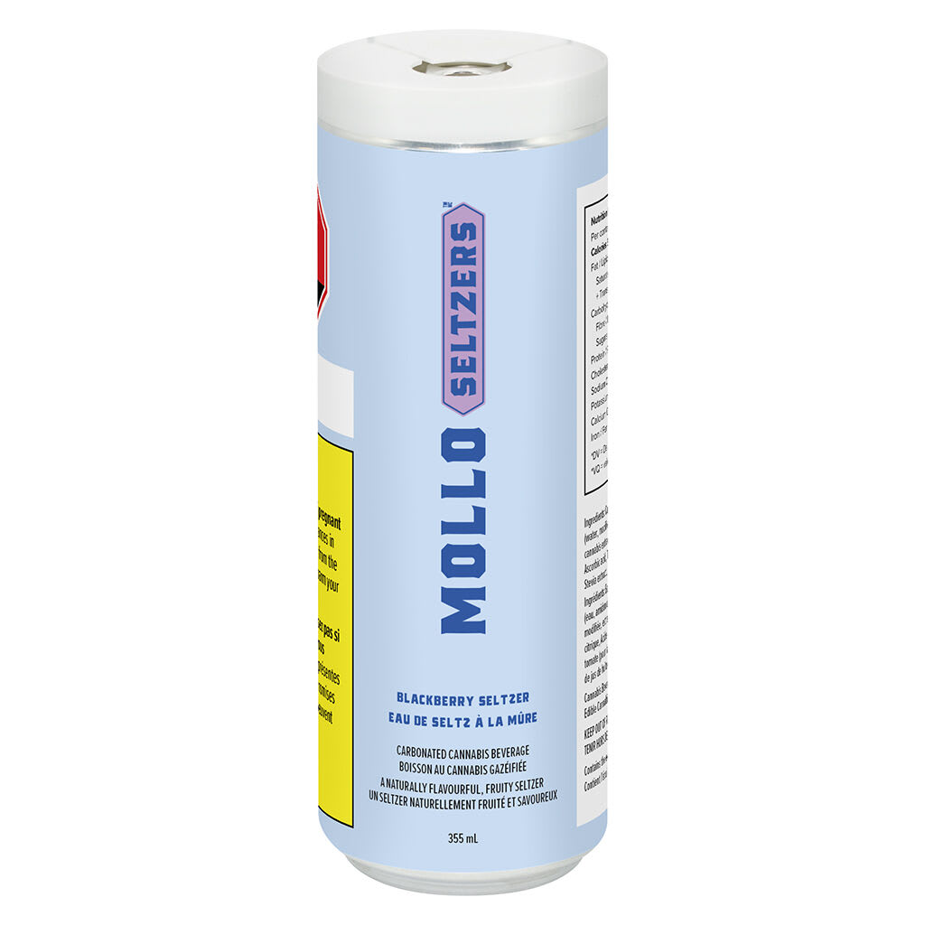Mollo - Blackberry Seltzer 355ml Beverages