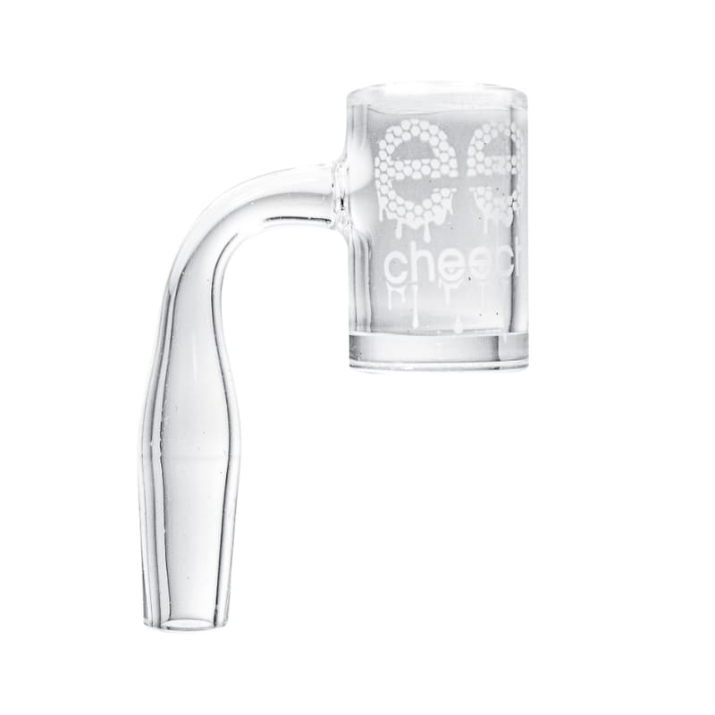 14mm 90 Degree Cheech Male Quartz Banger w/ Cheech Logo