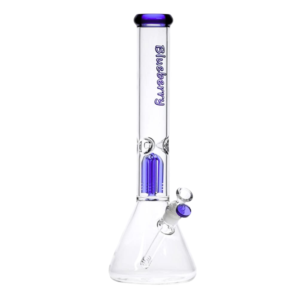 16" 4-Arm Tree Perc Beaker - Blue
