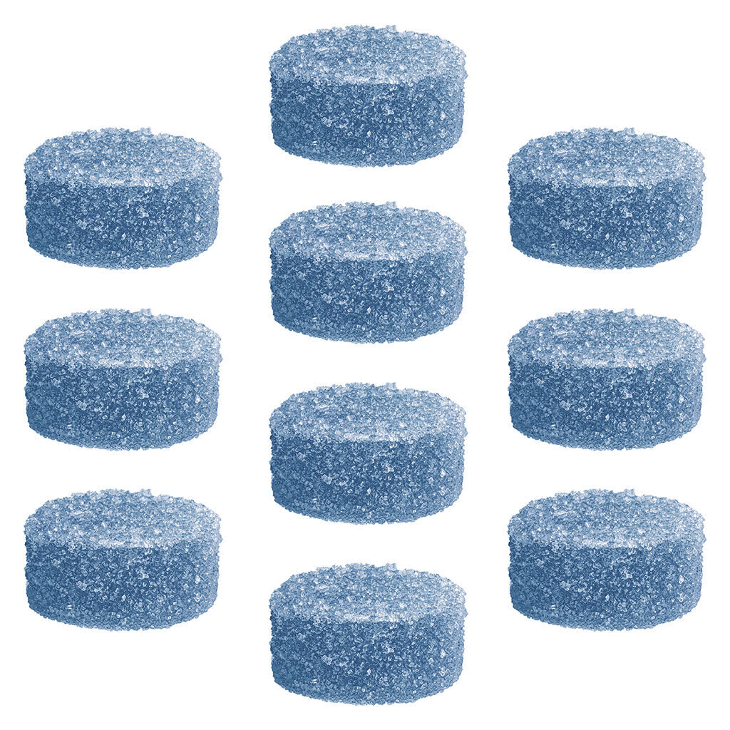 SHRED'EMS - Blueberry Blaster Max10 Party Pack 100 THC:CBG Gummies 10x1 Pack