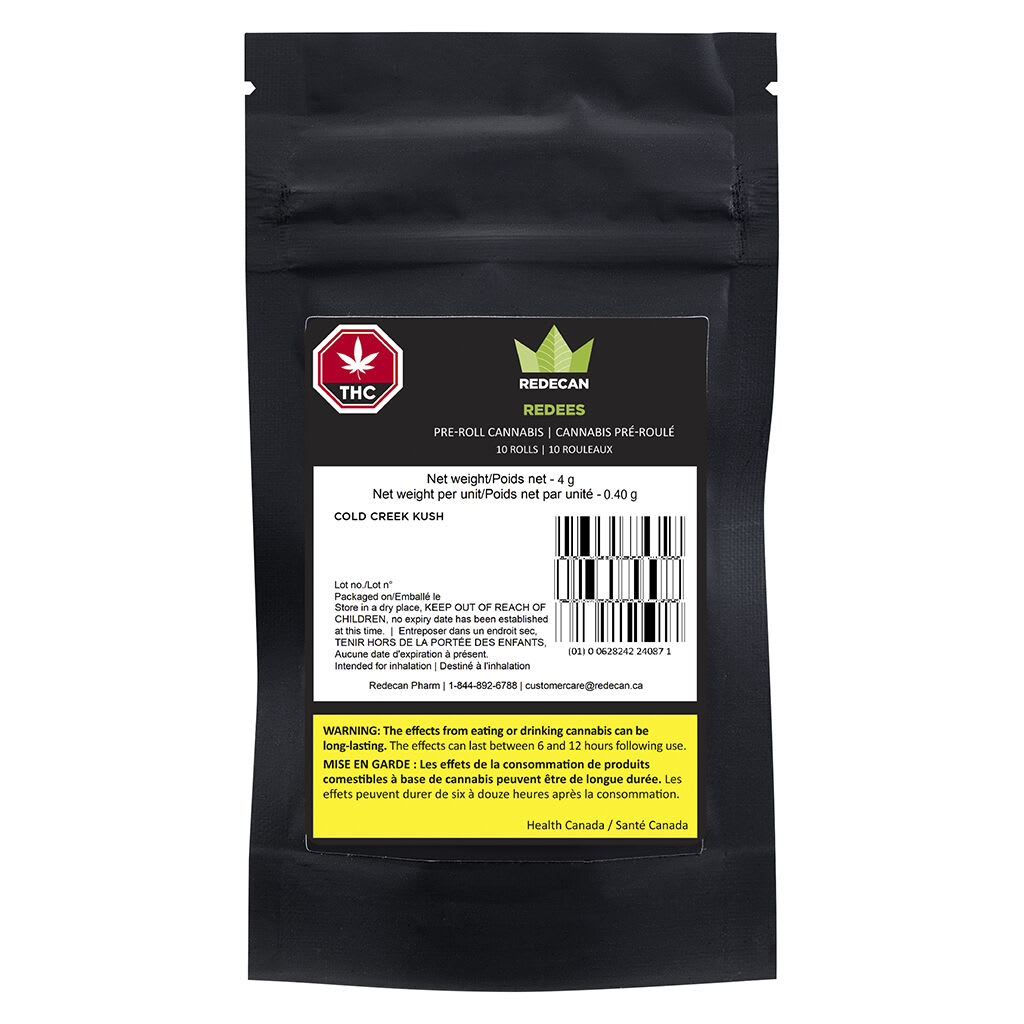 Redecan - Redees Cold Creek Kush Pre-Roll - 20x0.4g