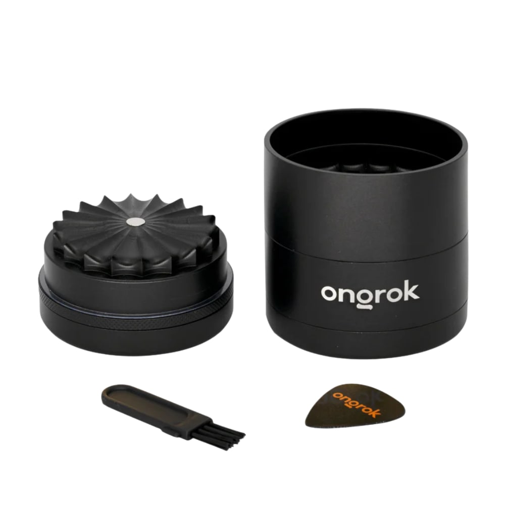 Ongrok 5pc Flower Petal Toothless Grinder w/ Storage
