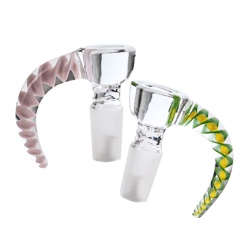 14mm OG Original Draco Built-In Screen Bowl with Colour Handle